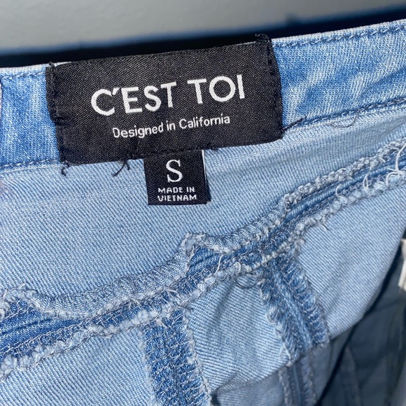 MinimLA Denim Open Back Mini Dress - Picture 6 of 6